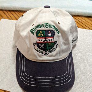 Brooks Brothers Court & Green strap-back hat